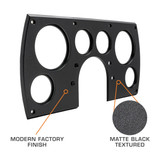 Matte Black Modern Factory Finish