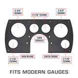6-Gauge Cluster Dashboard Pod for the 1982-1989 Chevy Camaro
