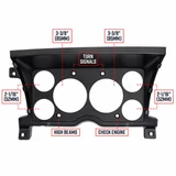 6 Gauge Cluster Dashboard Gauge Pod Compatible with 86-94 Chevy S10 Blazer Fits (2) 3-3/8" Speedometer & Tachometer Gauges and (4) 2-1/16" Gauges