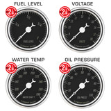 Recommended Fuel Level, Voltage, Water Temperature & Oil Pressure Gauges