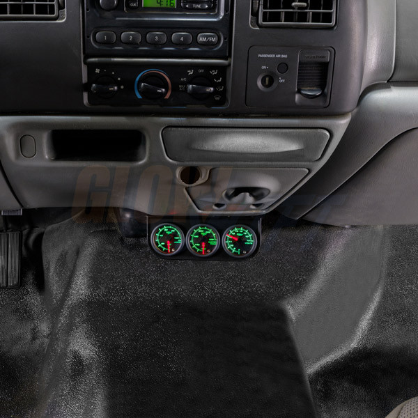 GlowShift | Universal Triple Gauge Under Dashboard Mounting Bracket Pod