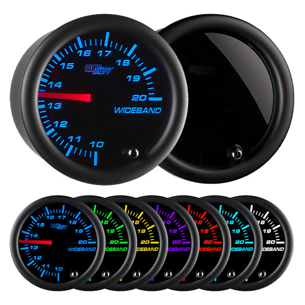 GlowShift Wideband Air/Fuel Ratio Gauges