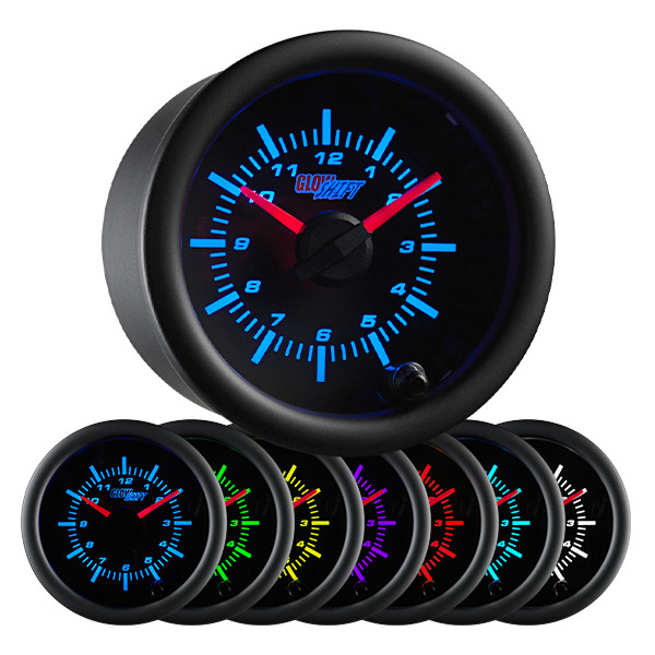 GlowShift | Black 7 Color Series Car Gauges and Truck Gauges