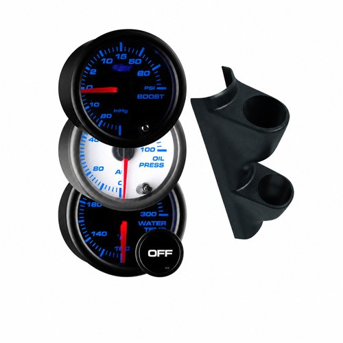 1987-1997 Ford F-Series Truck Custom Dual 7 Color Gauge Package