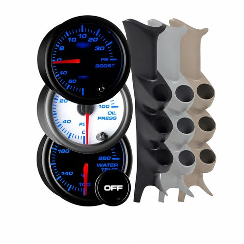 1999-2007 Ford Super Duty Power Stroke Custom 7 Color Gauge Package Gallery