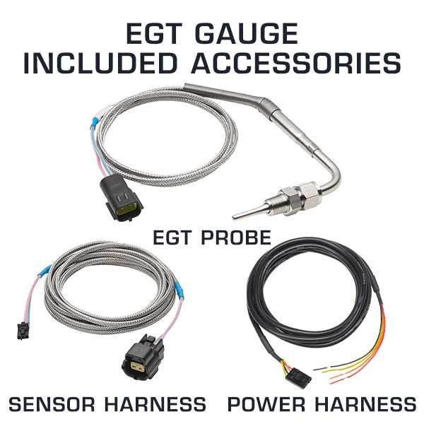 Included Accessories with EGT Gauges
