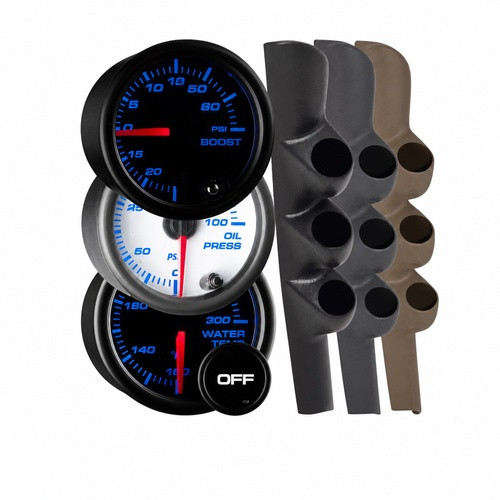 1998-2002 Dodge Ram Cummins Custom 7 Color Gauge Package