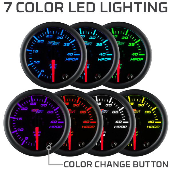 Black 7 Color Series LED Lighting