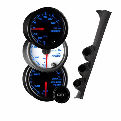 1993-2001 Subaru Impreza RHD Custom 7 Color Gauge Package Gallery