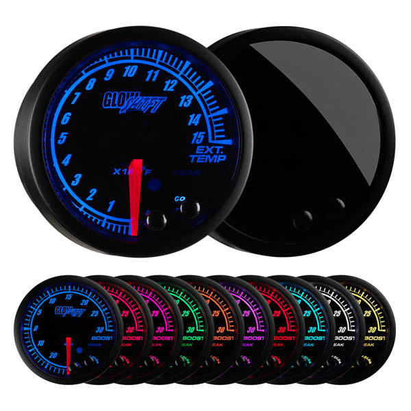 GlowShift | Elite 10 Color Gauge Series for Cars and Trucks