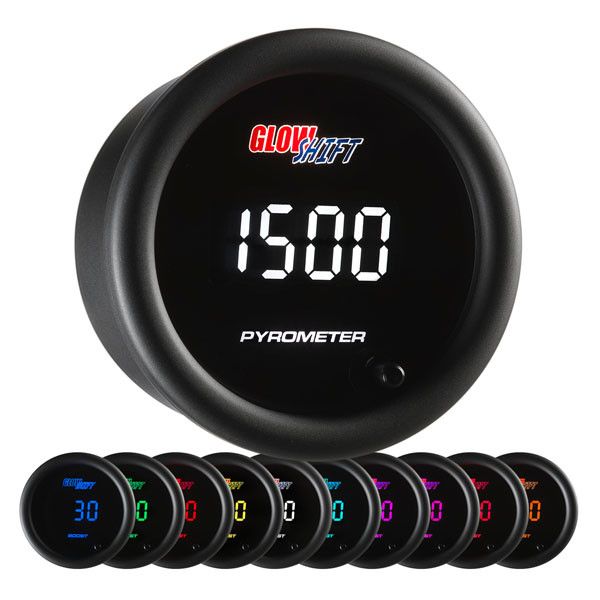 10 Color Digital Pyrometer EGT Gauge