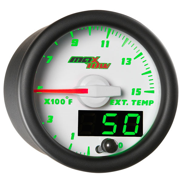 White & Green MaxTow 1500° F Pyrometer EGT Gauge