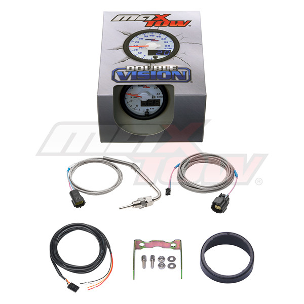 White & Blue MaxTow 2200 F Exhaust Gas Temperature Gauge Unboxed