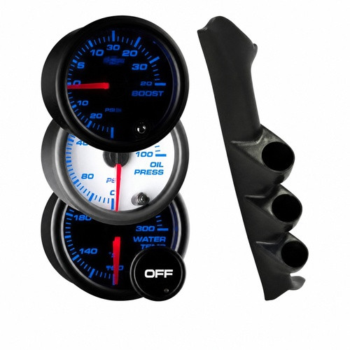 1999-2002 Ford F-150 SVT Lightning Custom 7 Color Gauge Package Gallery