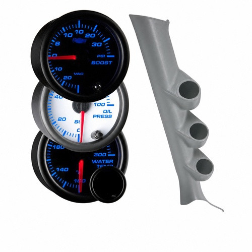 2008-2015 Mitsubishi Lancer Evolution X Custom 7 Color Gauge Package Gallery