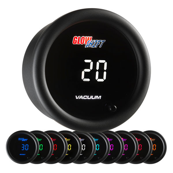 10 Color Digital Vacuum Gauge