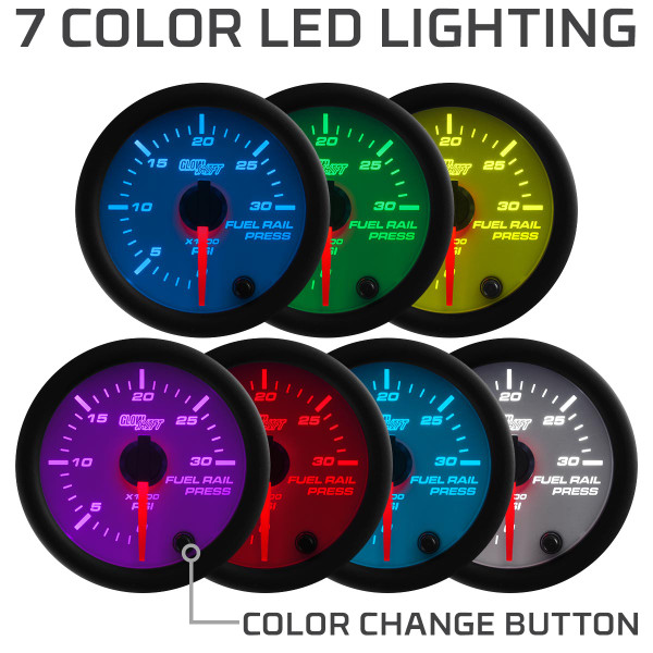 White 7 Color LED Lighting