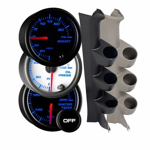 2008-2010 Ford Super Duty Power Stroke Custom 7 Color Gauge Package