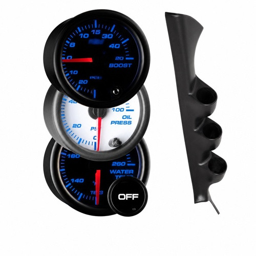2000-2005 Mitsubishi Eclipse Custom 7 Color Gauge Package Gallery