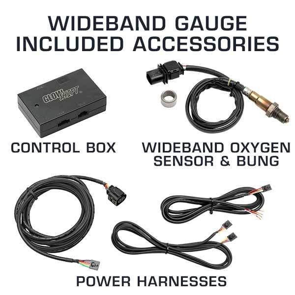 Wideband Air/Fuel Ratio Gauge Included Accessories
