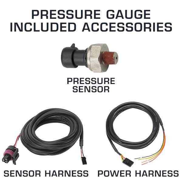 Included Accessories with Pressure Gauges