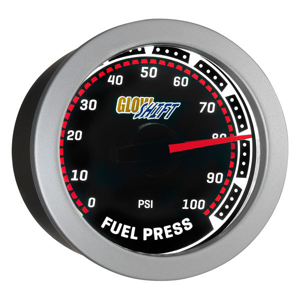 GlowShift | 10 Color Digital 100 PSI Fuel Pressure Gauge