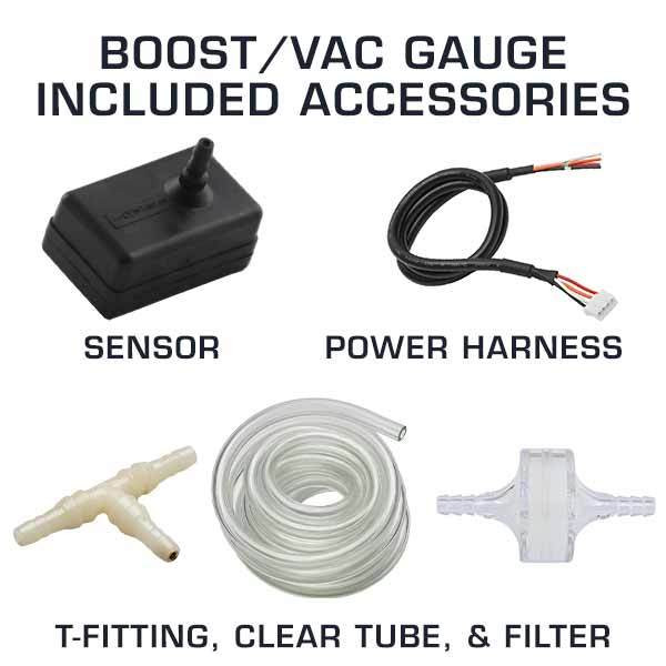 Boost/Vacuum Gauge Included Accessories