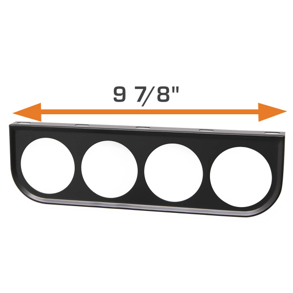 Universal Quad Gauge Under Dashboard Mounting Bracket Pod Dimensions