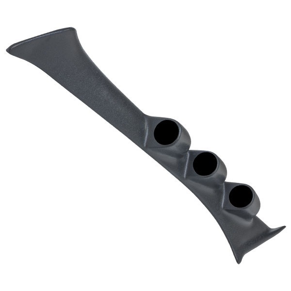 Black Triple Pillar Gauge Pod for 1992-2002 Ford E-Series Van Black Triple Pillar Gauge Pod for 1992-2002 Ford E-Series Van