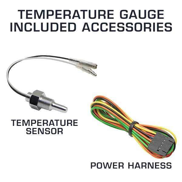 Included Accessories with Temperature Gauges