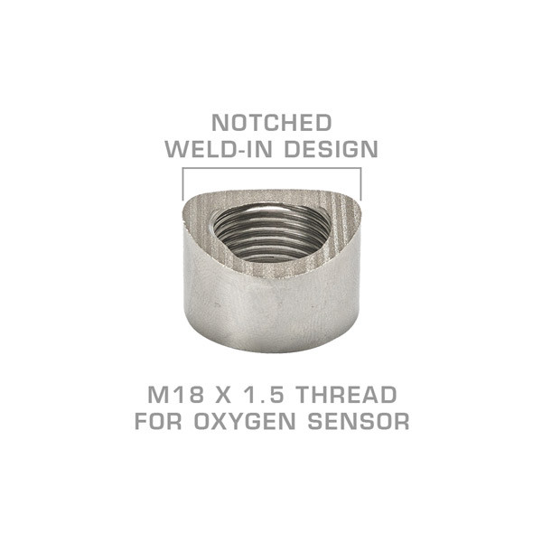 GlowShift | Wideband AFR O2 Sensor Notched Weld-In Bung