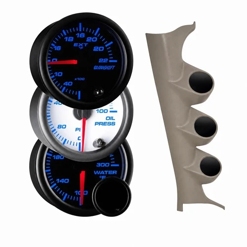 7 Color Series Triple Gauge Package for 2006-2010 Dodge Charger
