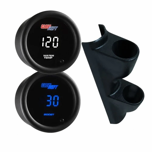 10 Color Digital Series Dual Gauge Package for 2000-2007 Chevrolet Silverado Duramax