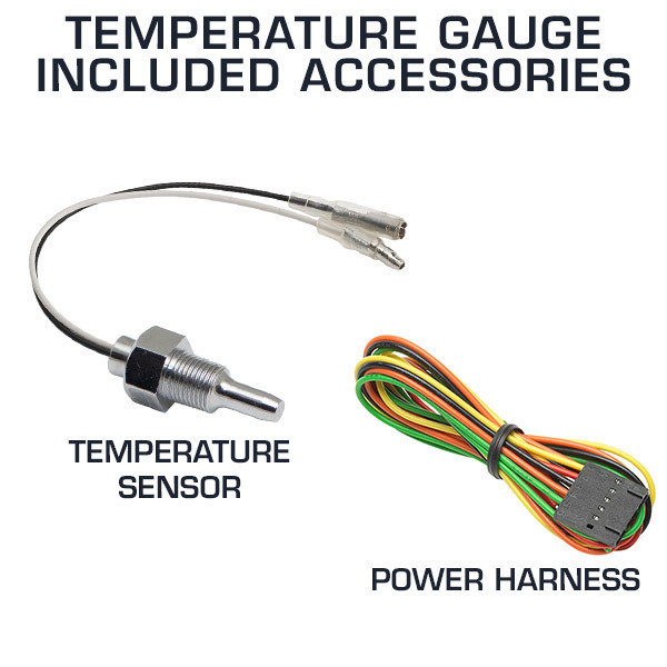 Included Accessories with Temperature Gauges