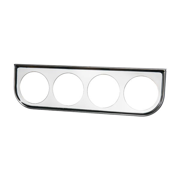 Universal Quad Gauge Chrome Under Dashboard Mounting Bracket Pod