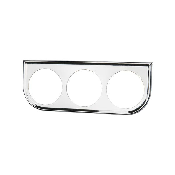 Universal Triple Gauge Chrome Under Dashboard Mounting Bracket Pod