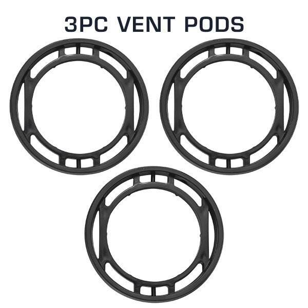 3 Air Vent Gauge Pods for 2015-2023 Ford Mustang