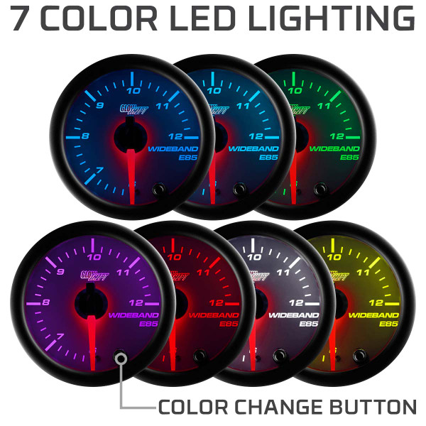 White 7 Color LED Lighting