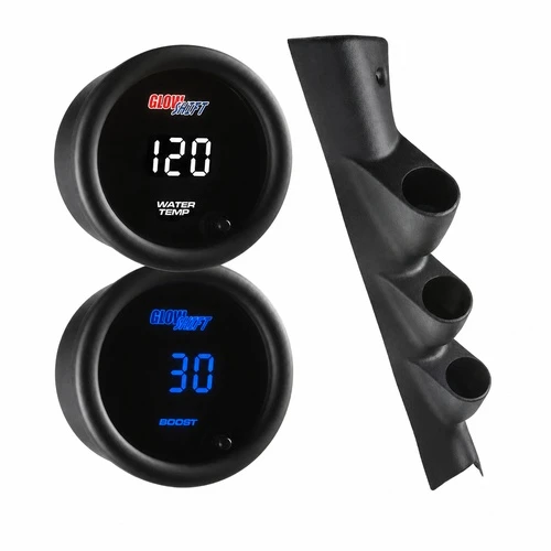 10 Color Digital Series Triple Gauge Package for 2017-2020 Ford Super Duty Power Stroke