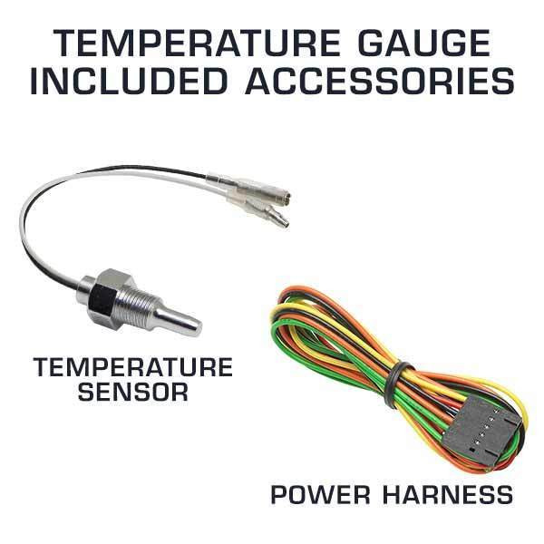 Included Accessories with Temperature Gauges