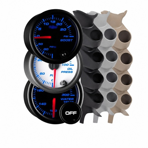 2000-2005 Ford Excursion Power Stroke Quad Custom 7 Color Gauge Package Gallery