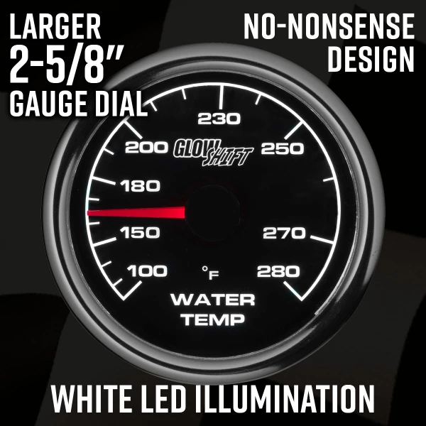 No-Nonsense Design - White LED Illumination