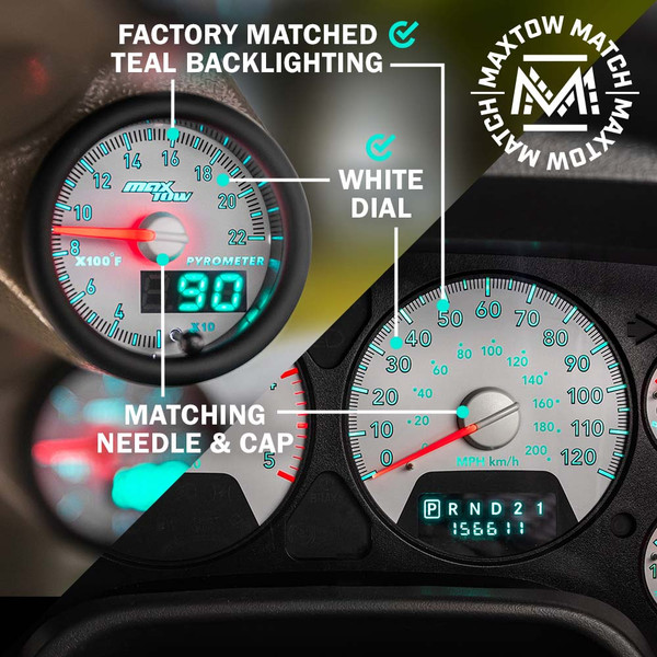 MaxTow Match Comparison with Factory Cluster Gauges