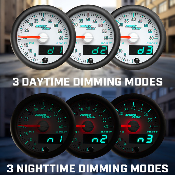 MaxTow Match Dimming Modes