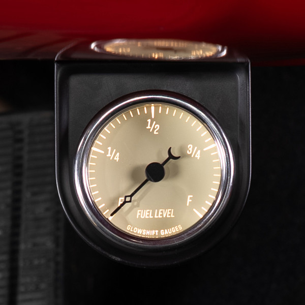 Classic Antique White Series Fuel Level Gauge Installed