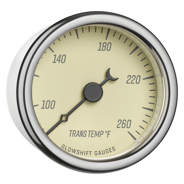 Classic Antique White Series Transmission Temperature Gauge