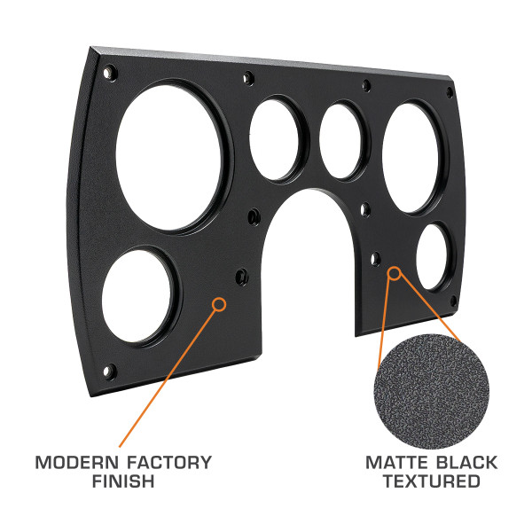 Matte Black Modern Factory Finish