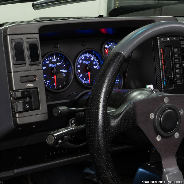 Black 7 Color Series Gauges Installed to 1992-1993 GMC Typhoon