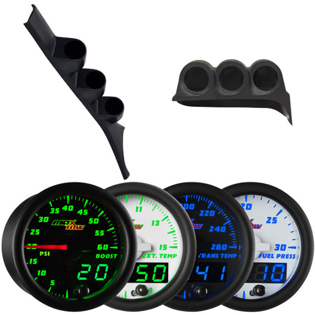 GlowShift Gauge Pods For Dodge Ram Cummins
