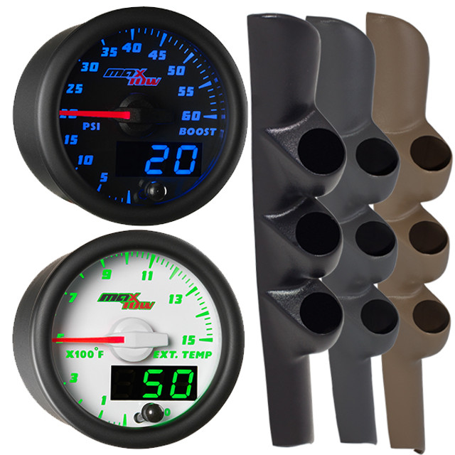 GlowShift Dodge Gauge Pods